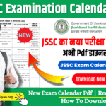 JSSC Exam Calendar 2024