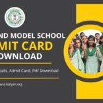 Jharkhand Model School Admit Card 2024