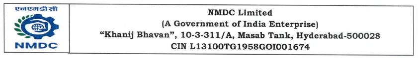 NMDC Limited Recruitment 2024