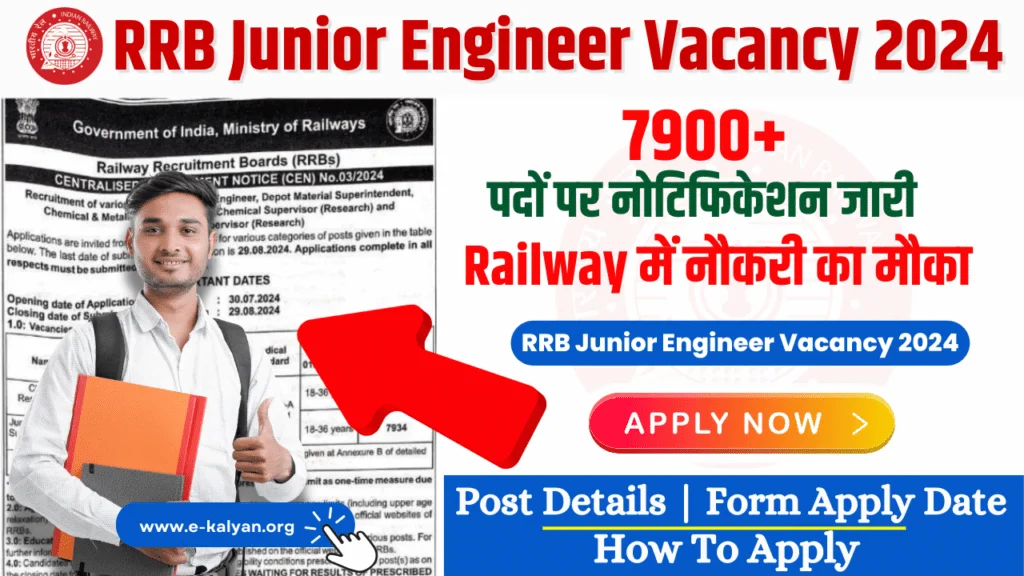 RRB JE Recruitment 2024