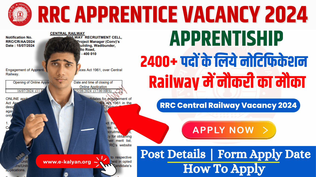 Railway Apprentice Recruitment 2024 Apply Now रेलवे अप्रेन्टिस में