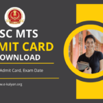 SSC MTS Admit Card