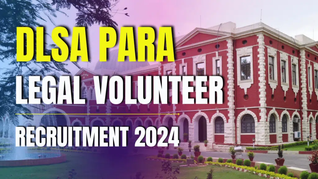 DLSA Garhwa Vacancy 2024 DLSA PLV Recruitment 2024