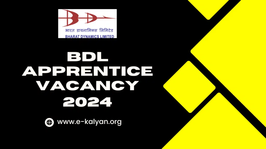 BDL Recruitment 2024