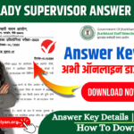 JSSC Lady Supervisor Answer Key