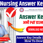 Jharkhand BSc Nursing Answer Key 2024