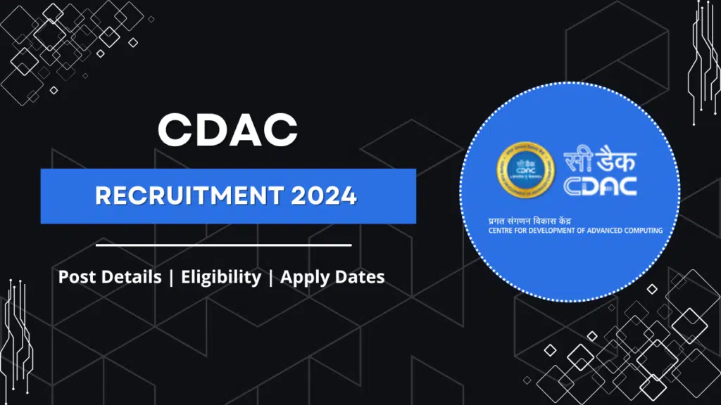 CDAC Recruitment 2024