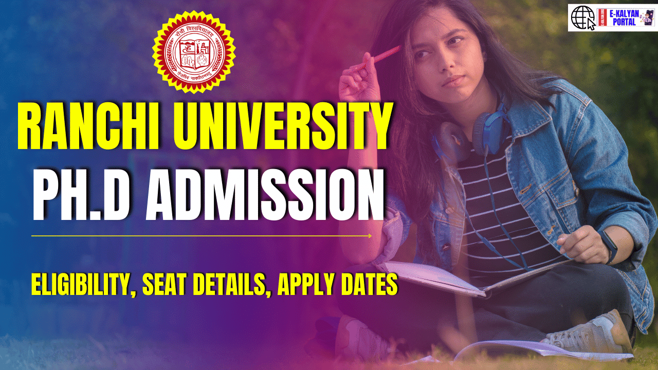 Ranchi University PhD Admission 2024