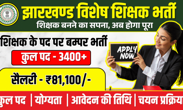 Jharkhand Special Teacher Vacancy 2025