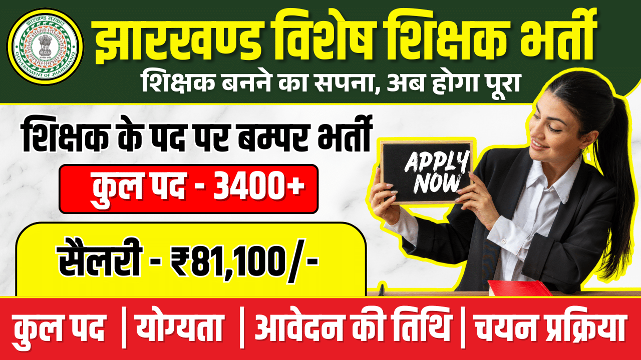 Jharkhand Special Teacher Vacancy 2025