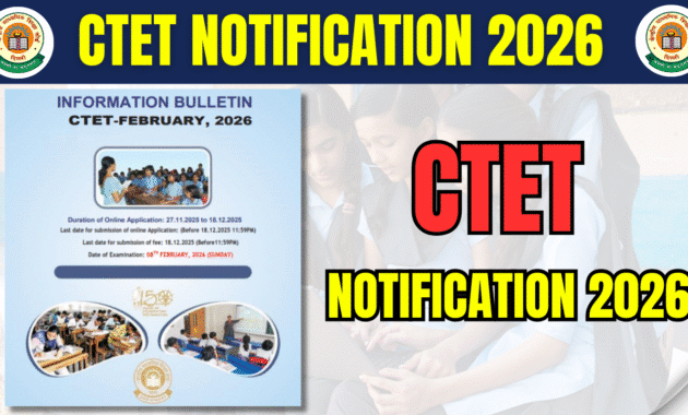 CTET 2026 Notification Out