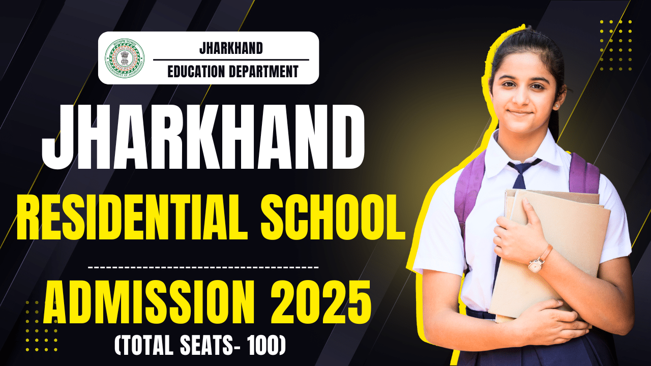 Jharkhand Residential School Admission 2026