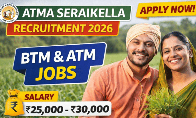 ATMA Seraikela Recruitment 2026