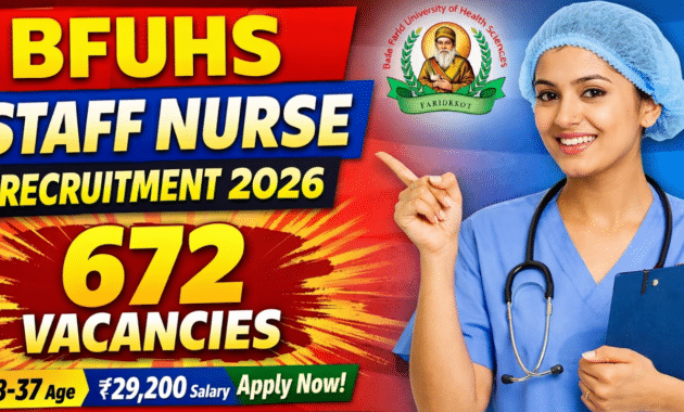 BFUHS Staff Nurse Vacancy 2026