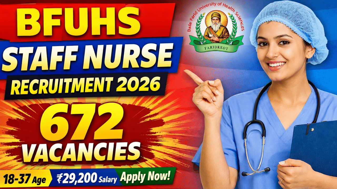 BFUHS Staff Nurse Vacancy 2026