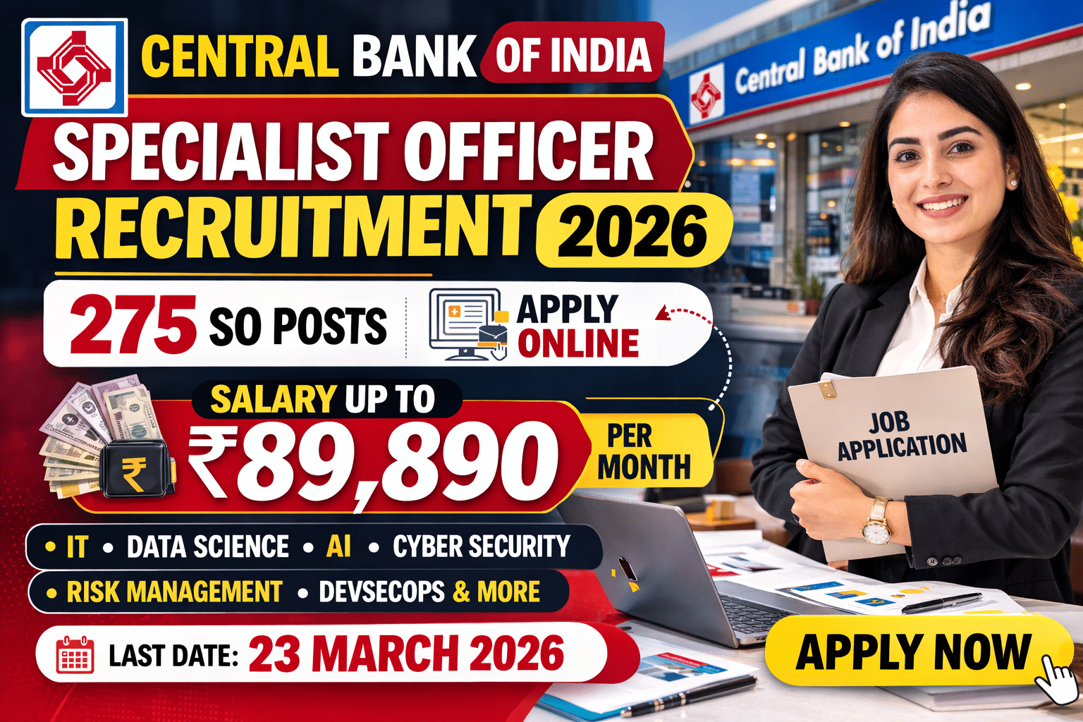 Central Bank of India SO Recruitment 2026