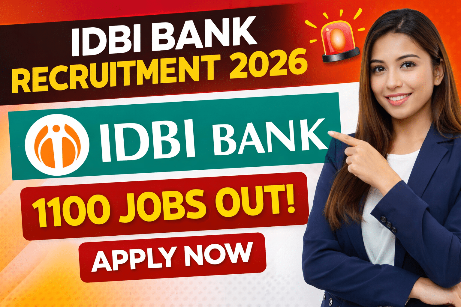 IDBI Bank Junior Assistant Manager Vacancy 2026