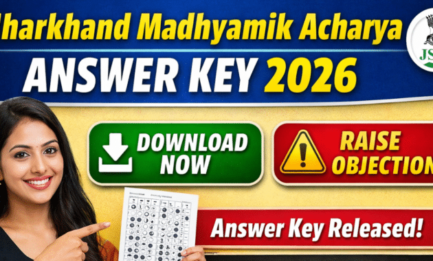 Jharkhand Madhyamik Acharya Answer Key 2026