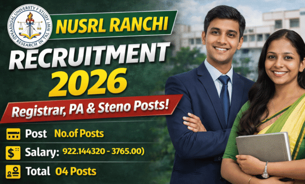 NUSRL Recruitment 2026
